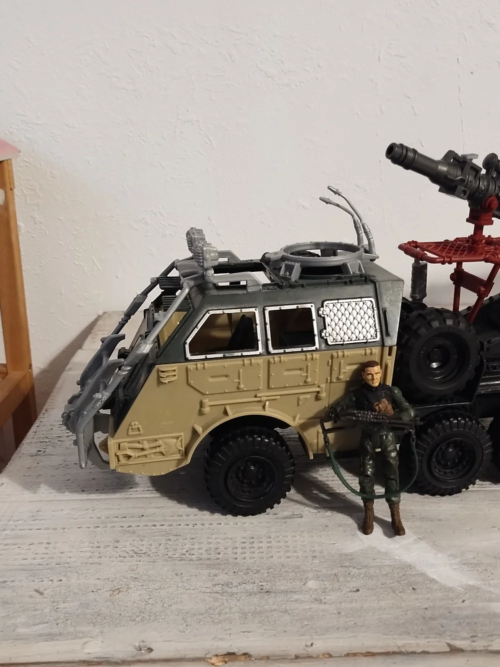 Military Transport Playset - Green and Red Tactical Truck